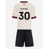 Maglie da calcio Liverpool Jeremie Frimpong #30 Seconda Maglia Bambino 2025-26 Manica Corta (+ Pantaloni corti)